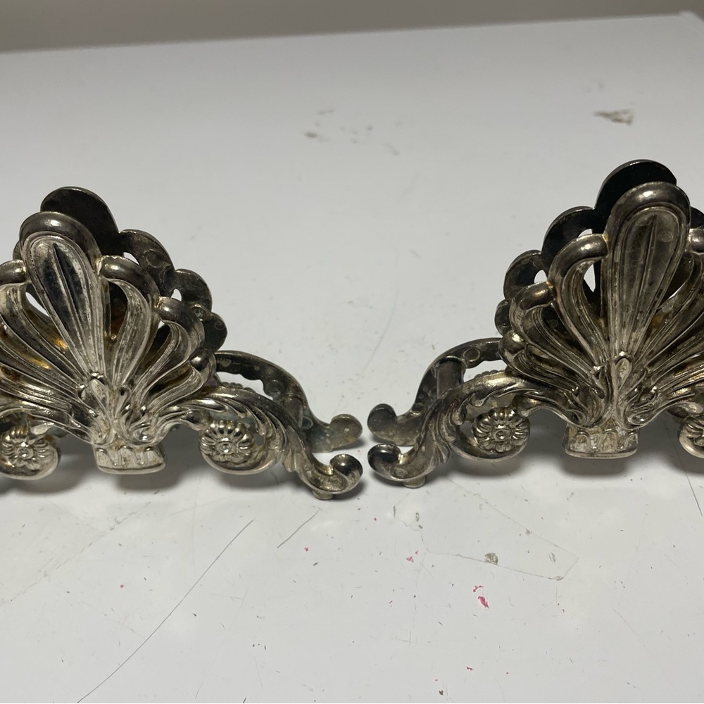 Elegant Silver Plated Utensil Holders